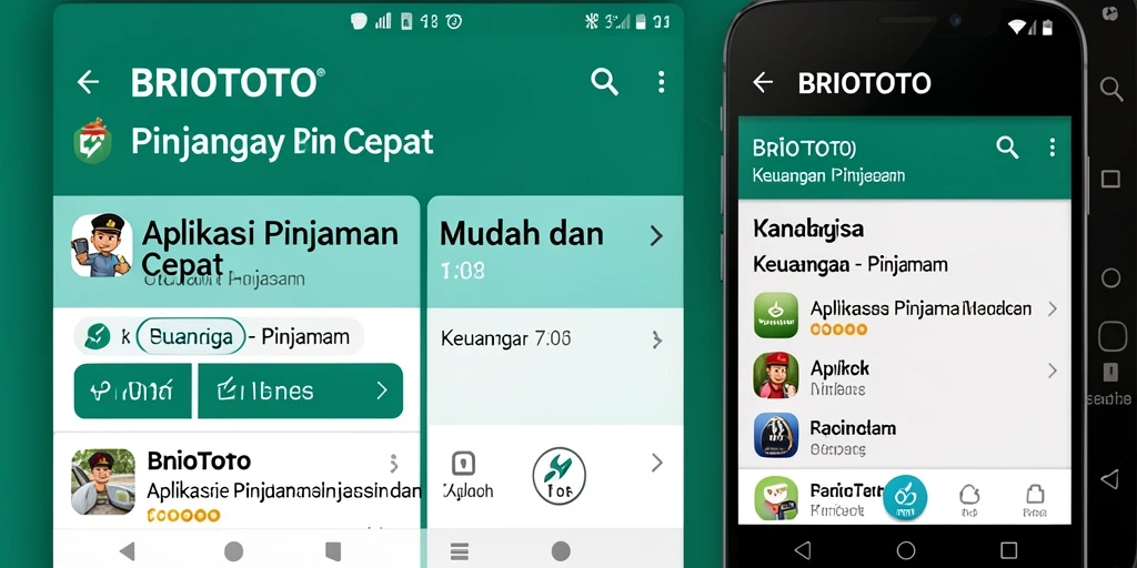Tampilan antarmuka aplikasi BRIOTOTO untuk pengajuan pinjaman.