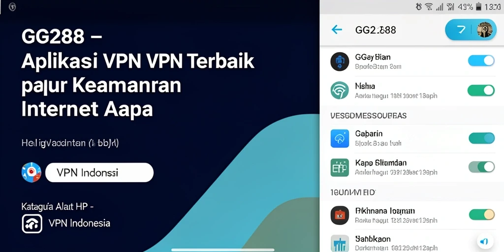 Antarmuka user-friendly GG288 untuk pengalaman VPN yang optimal.