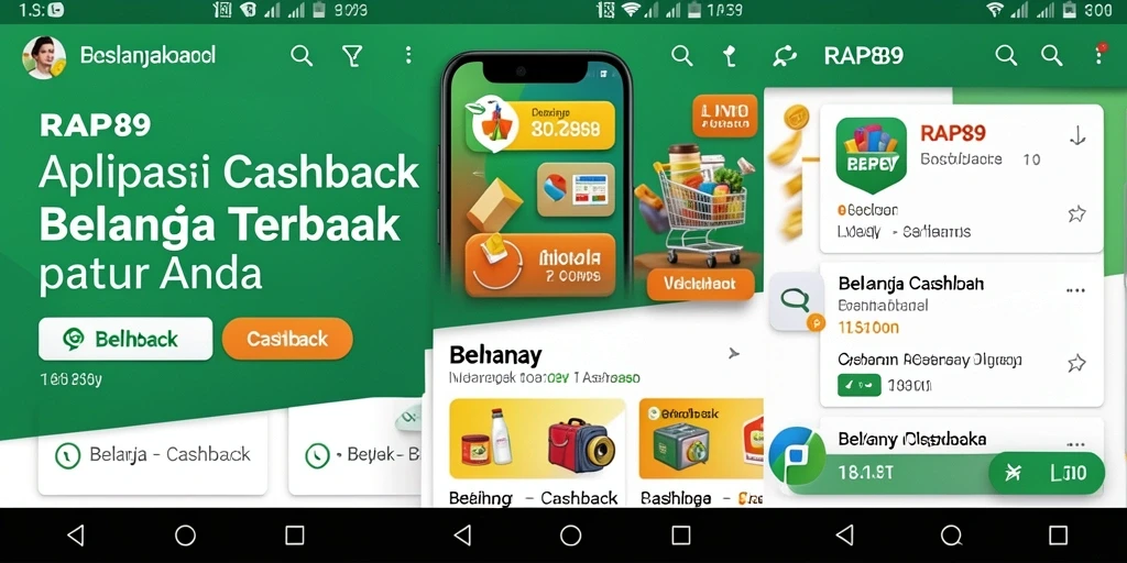 Tampilan antarmuka utama RAP89 untuk pengalaman cashback yang optimal.