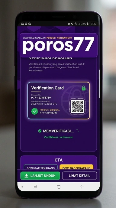 Kanal Resmi Poros77 untuk Pengguna Android